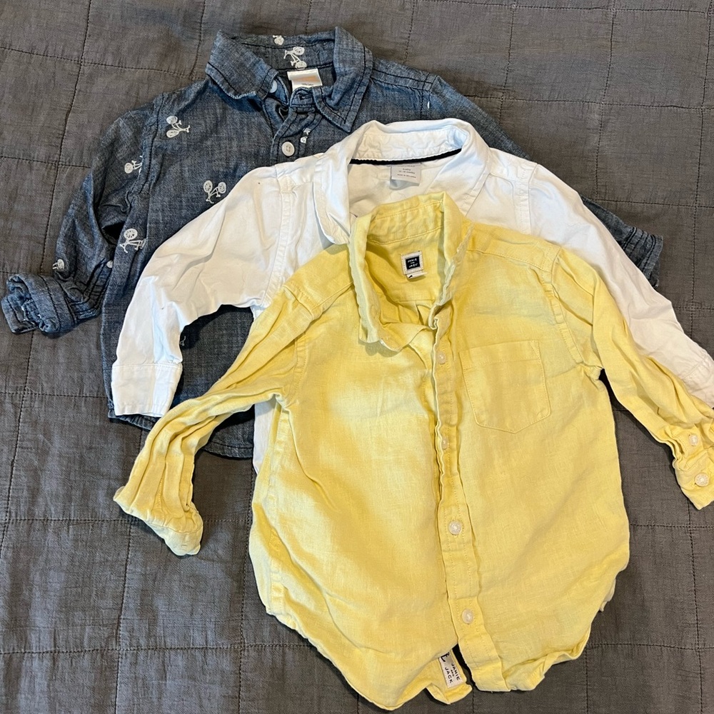 3 adorable boys shirts / priced to sell